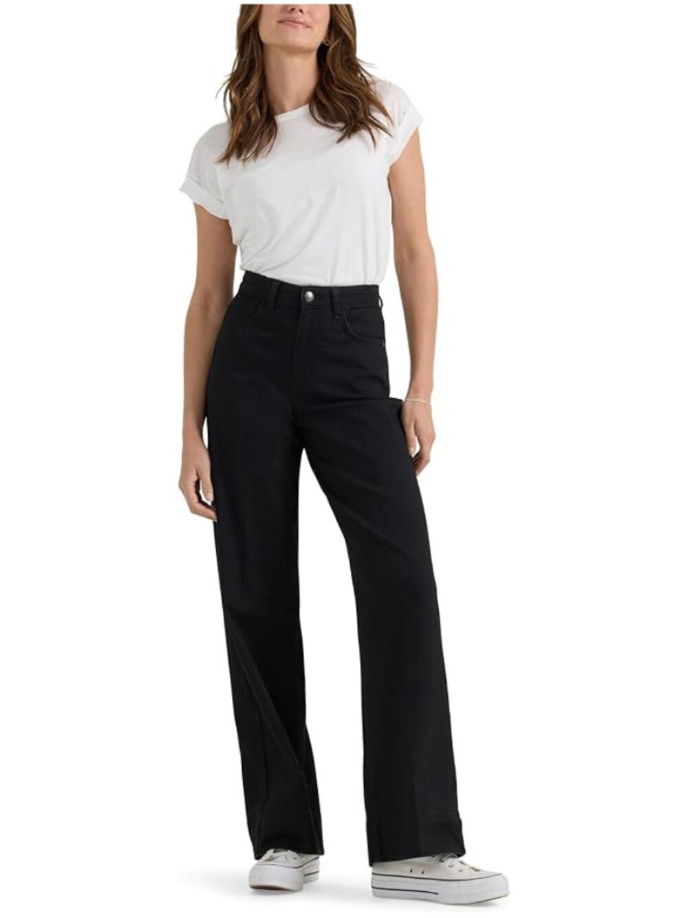 Lee High Rise Wide Leg Jeans
